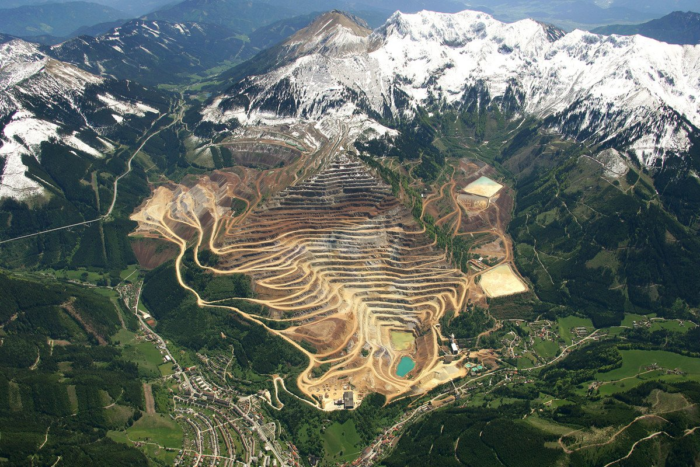 Erzberg Open pit iron ore mine Erzberg